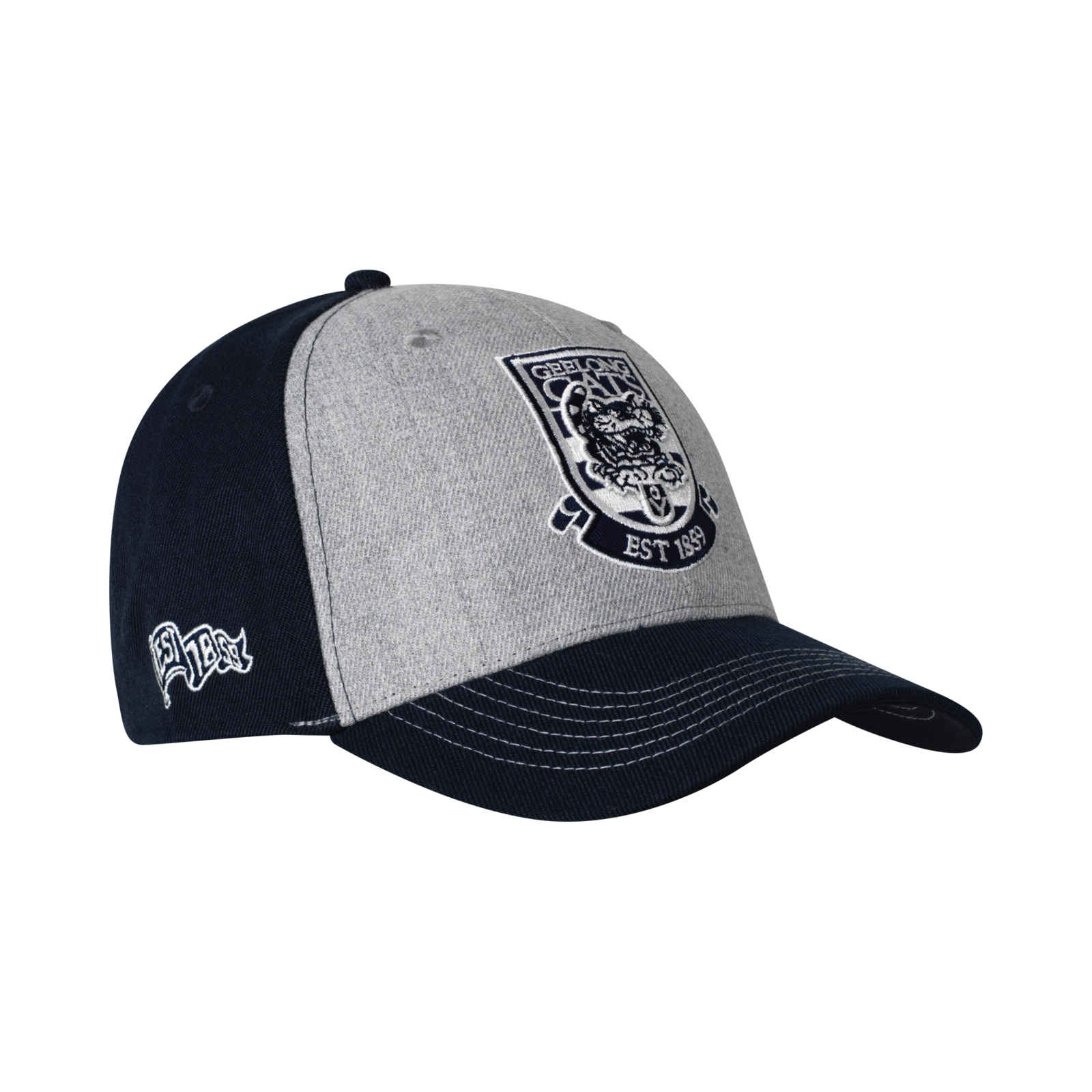 Geelong Cats Summer Adults Vintage Crest Cap