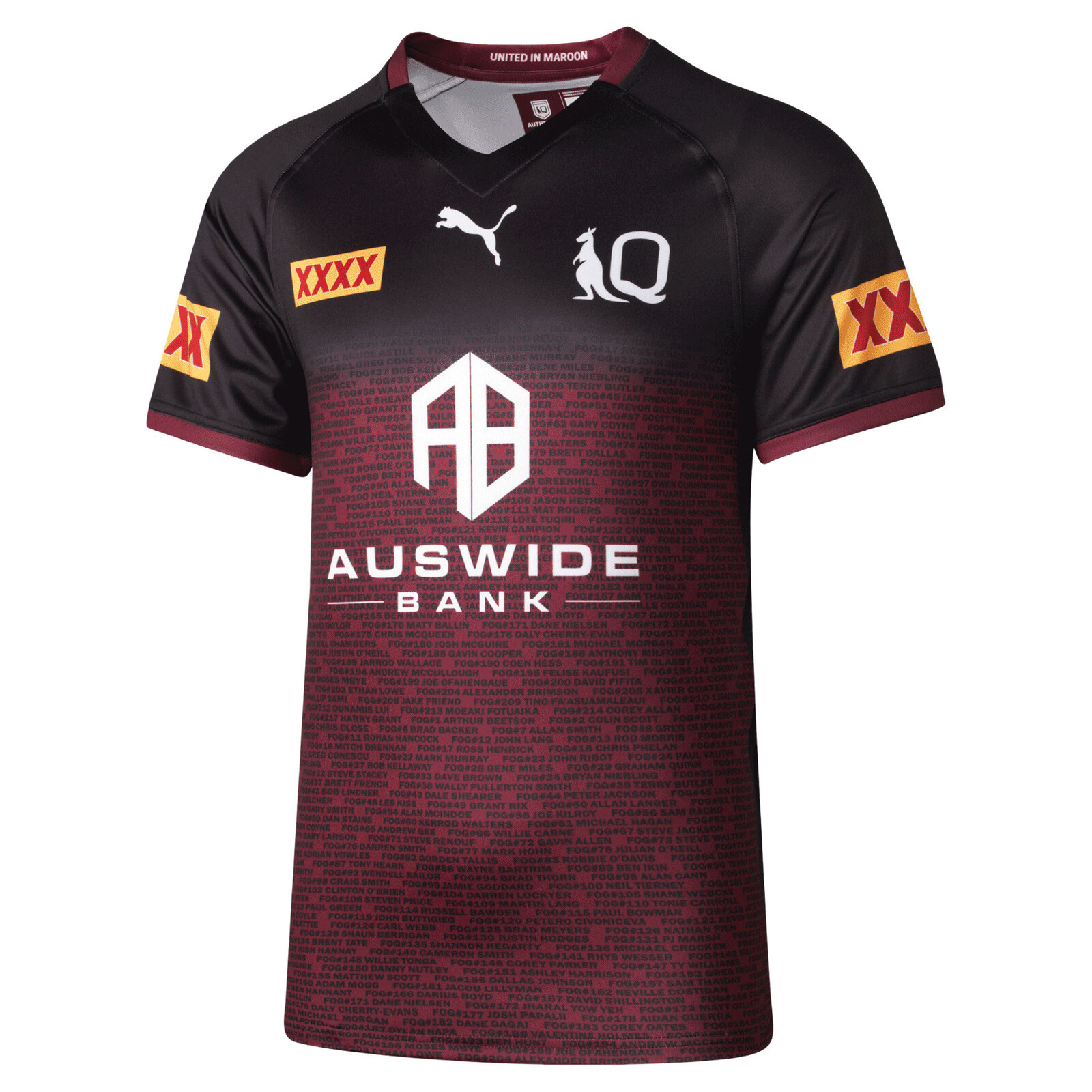 Queensland Maroons State of Origin 2023 Mens Captains Run Jersey