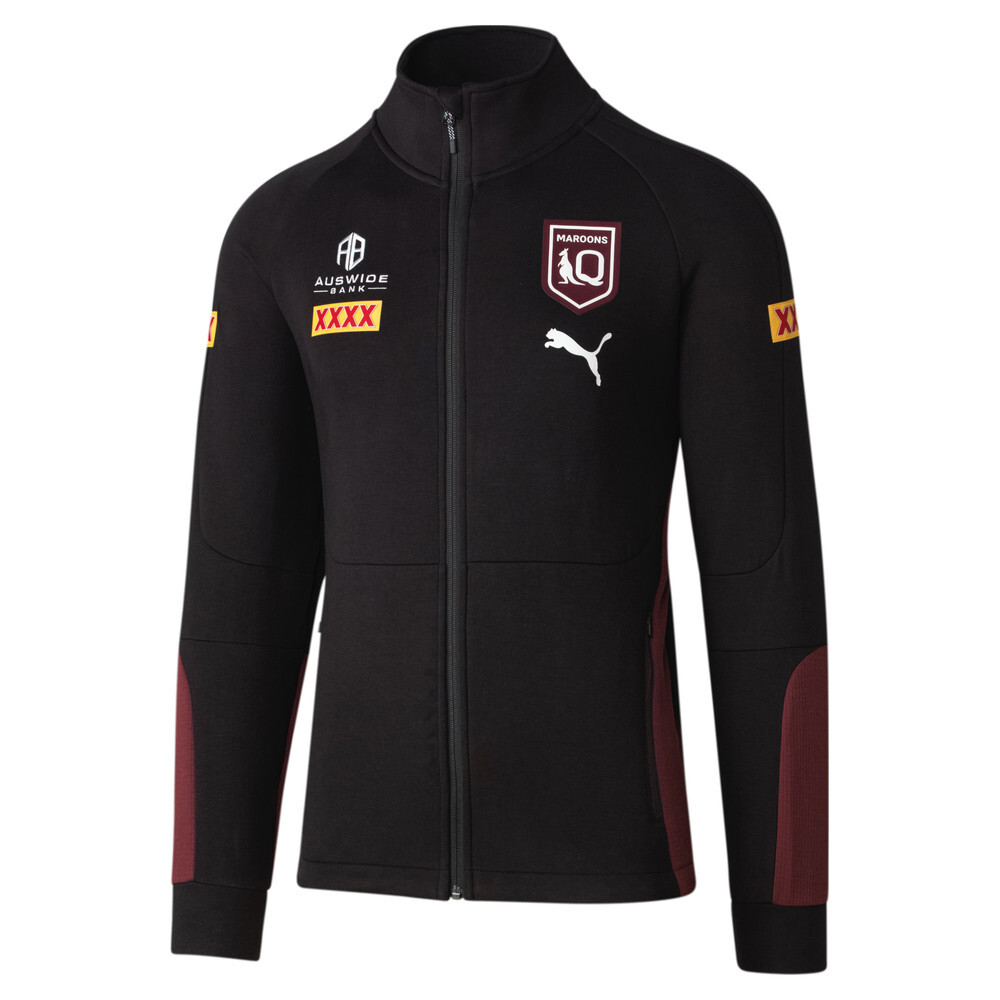 QLD Maroons PUMA SOO Youth Team FZ Jacket | Black