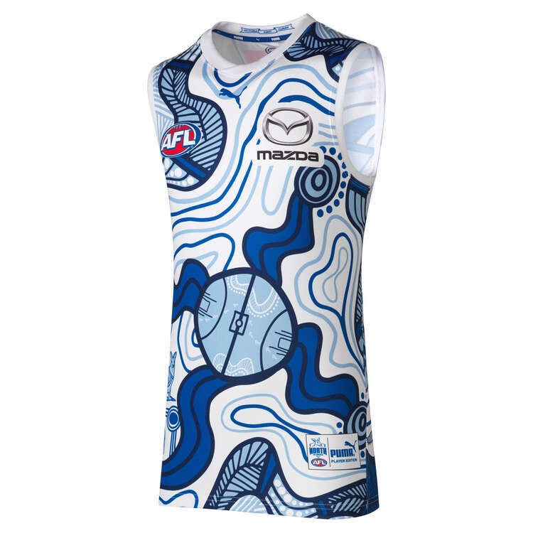 North Melbourne Kangaroos Mens Basketball Jersey