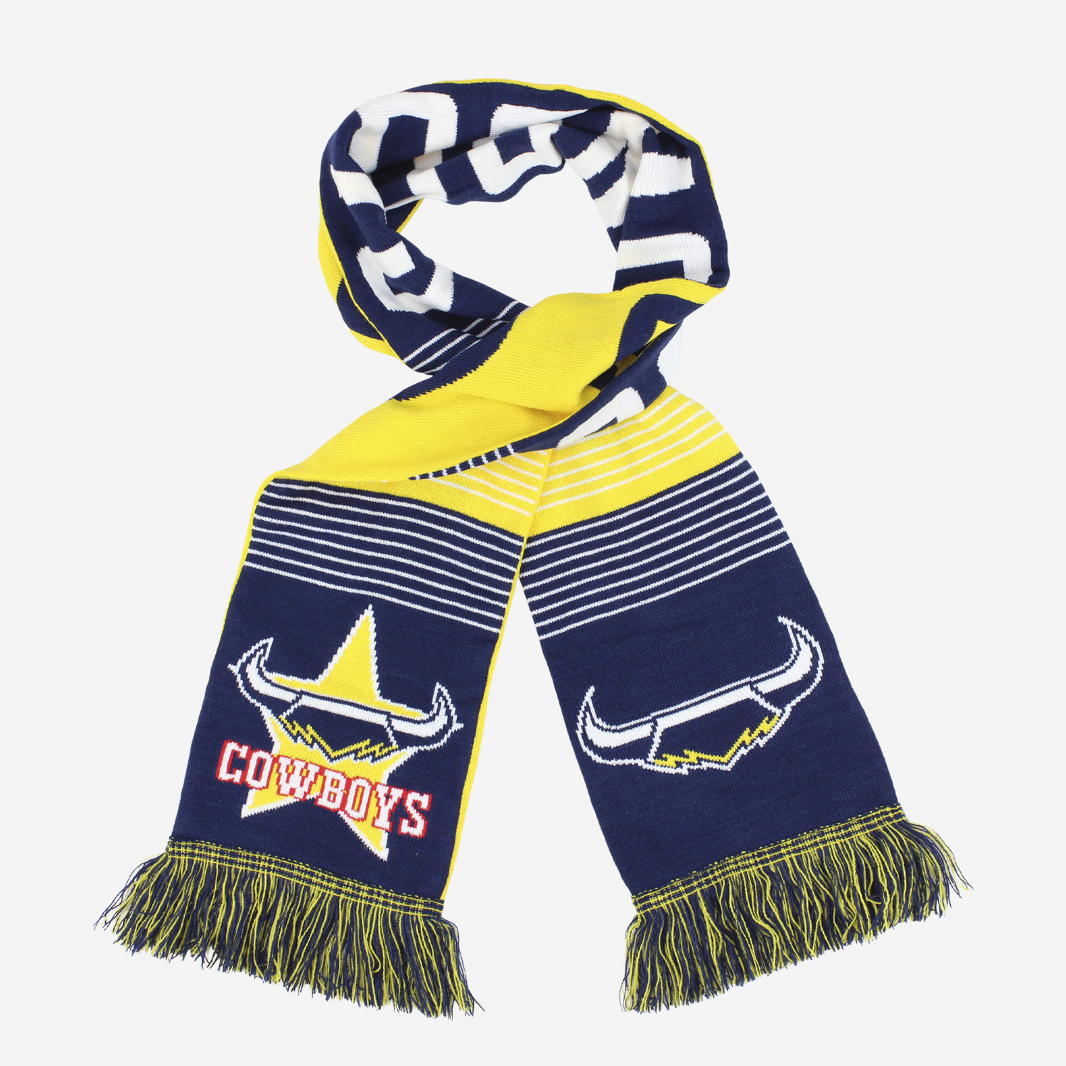 NORTH QUEENSLAND COWBOYS NRL LINEBREAK SCARF - Sekem