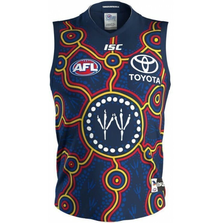 Adelaide Crows AFL 2020 Indigenous ISC Guernsey Adults Sizes S-3XL! 