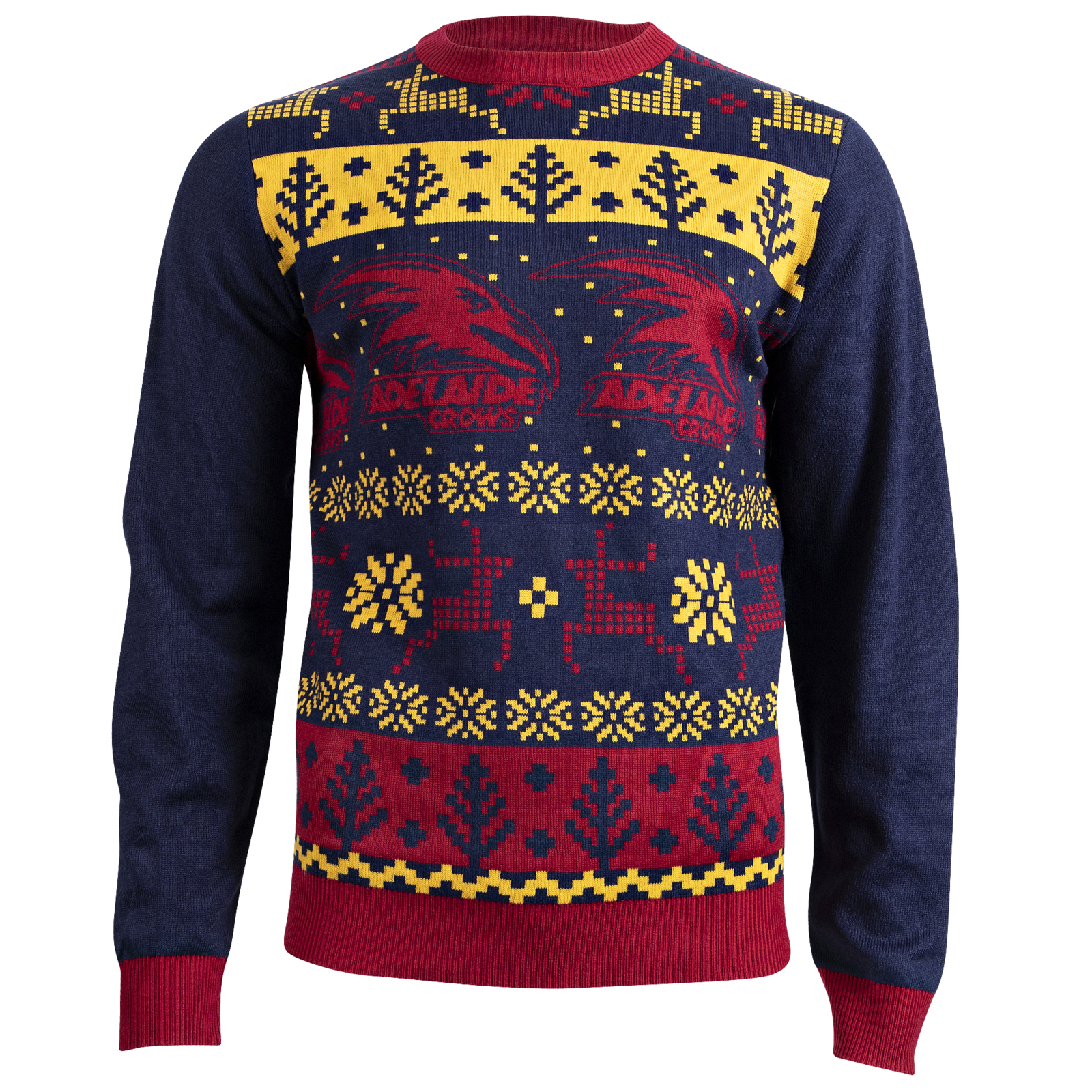 Mens Ugly Christmas Sweater Adelaide Crows