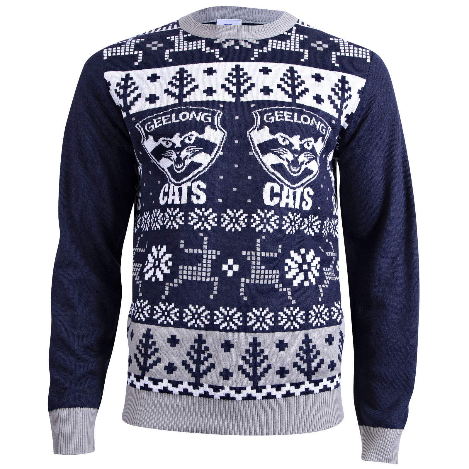 mens cat christmas sweater