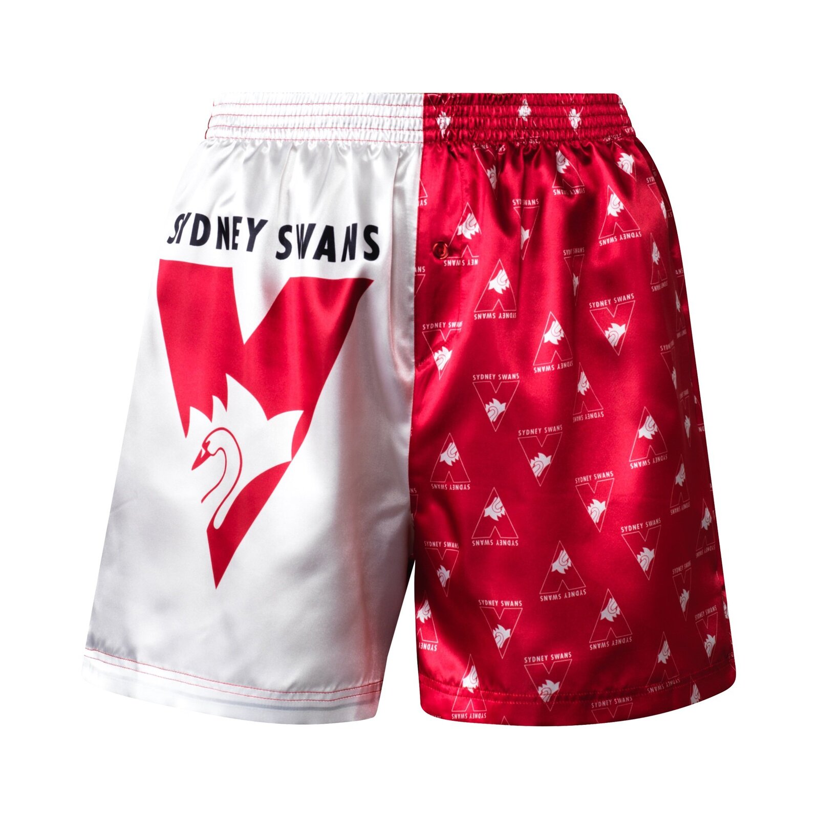 Sydney Swans Mens Satin Boxer Short