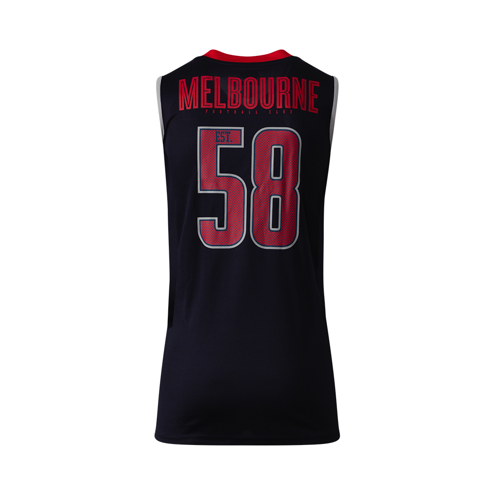 Melbourne Demons AFL Summer Mens Basketball Singlet