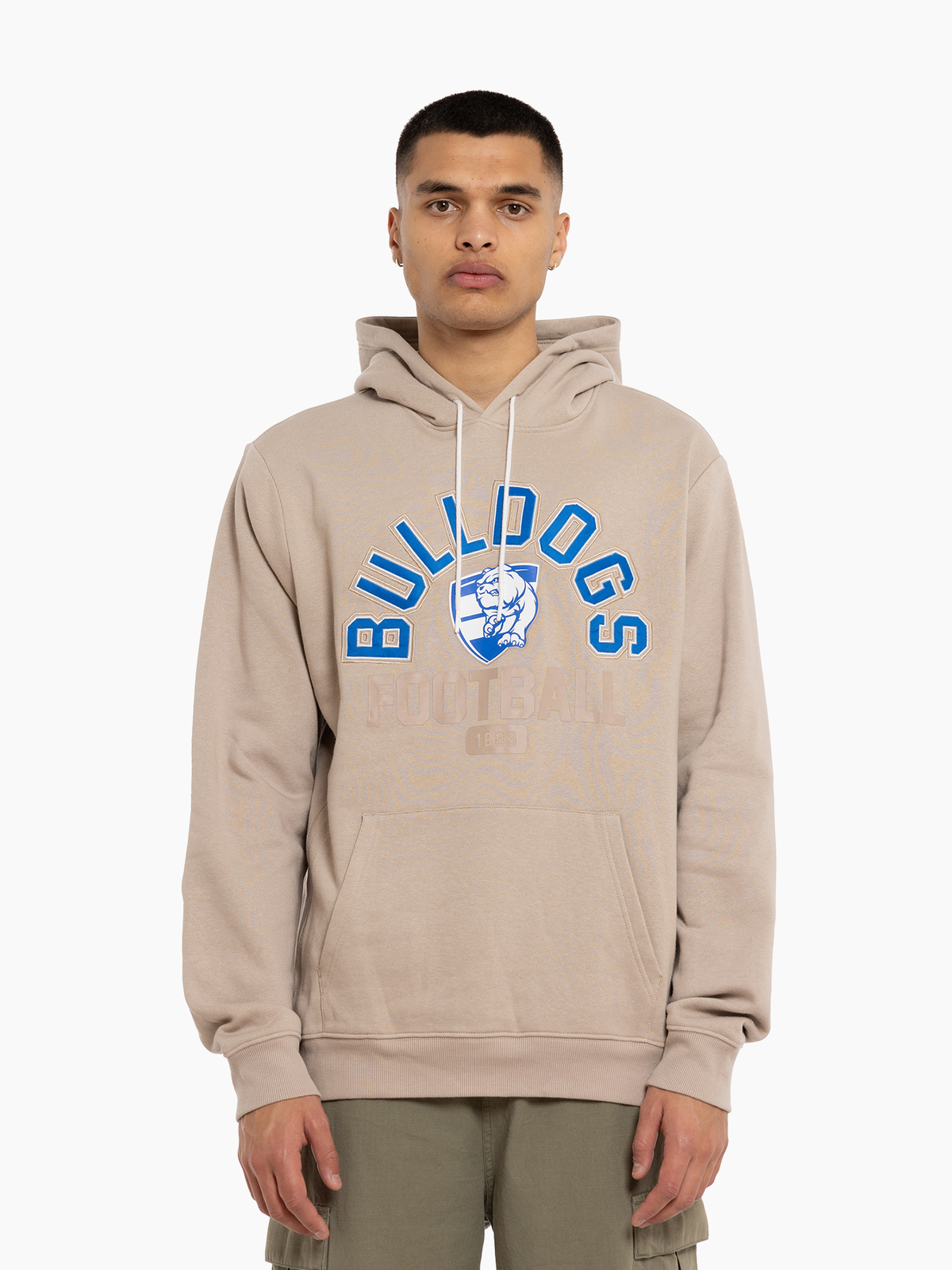 Western Bulldogs AFL Mens PREMIUM Hoody 2XL Hood Jumper Blue