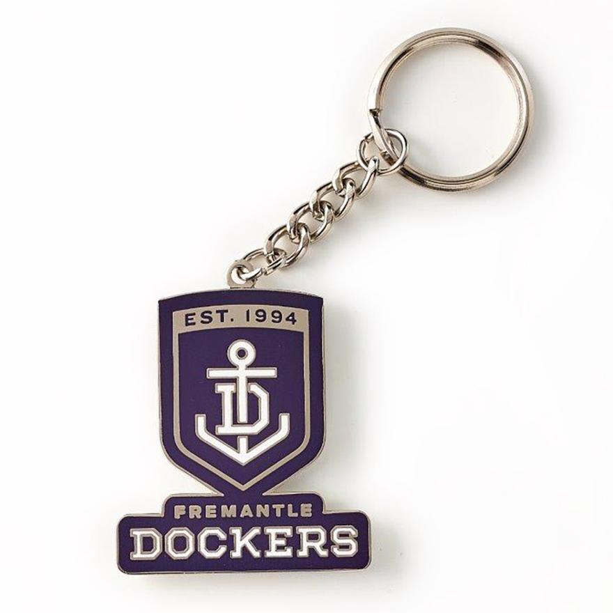 Fremantle Docker AFL Logo Keyring
