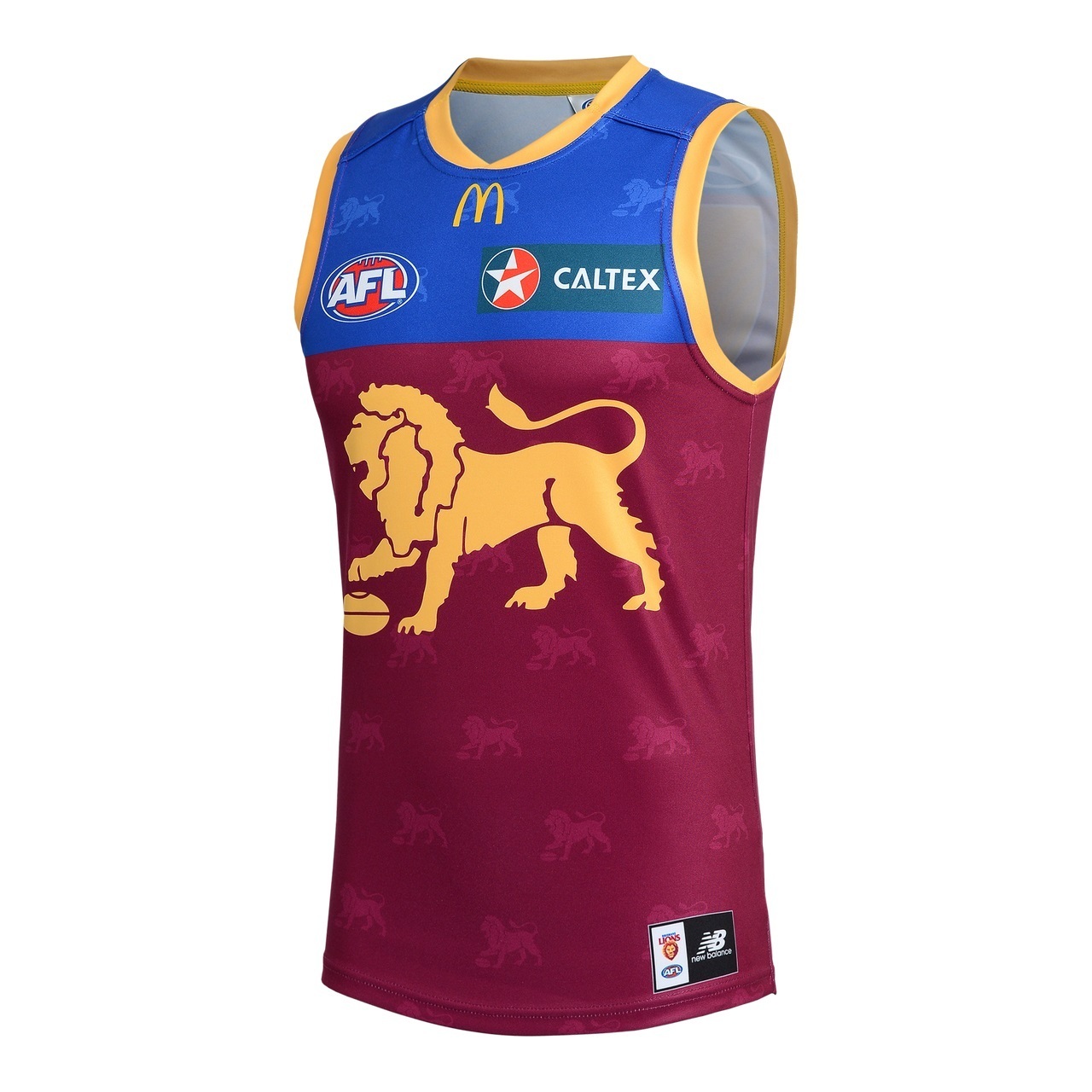 Brisbane Lions 2024 NEW BALANCE AFL Mens Home Guernsey New Balance
