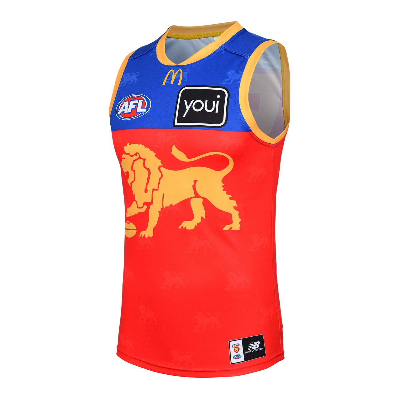 Brisbane Lions 2024 NEW BALANCE AFL Mens Away Guernsey New Balance