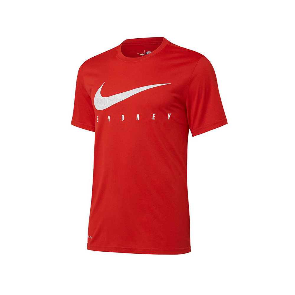 Sydney Swans Nike Mens Warm Up Tee | Red