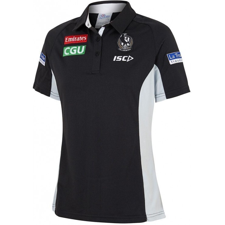 Collingwood Magpies ISC Womens Team Polo Shirt