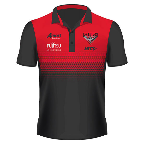 Essendon Bomber ISC AFL Mens Performance Polo