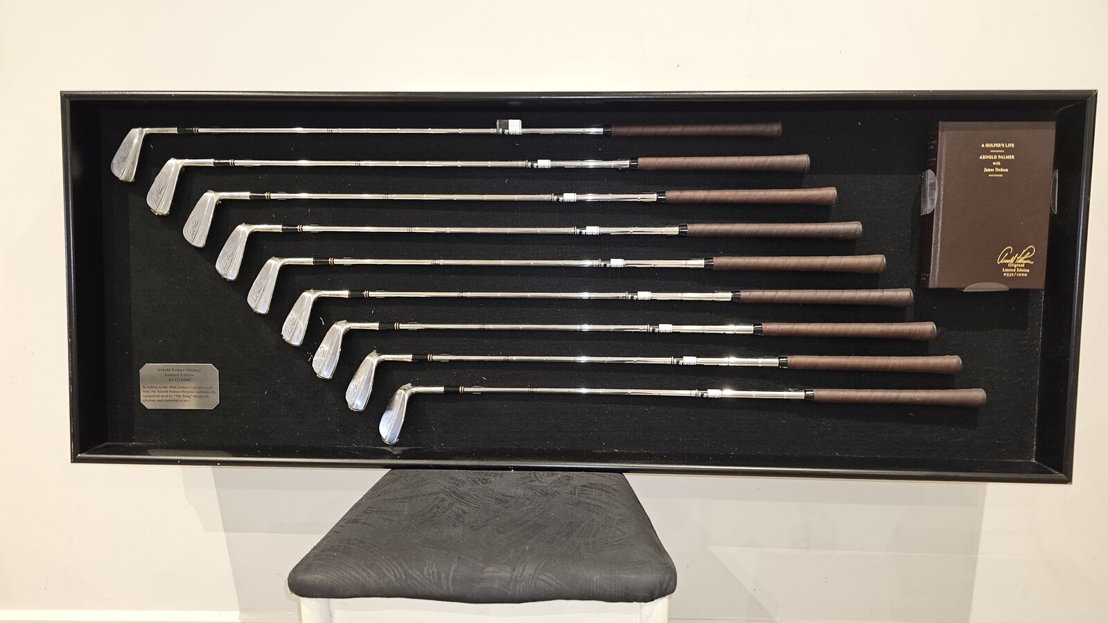 Golf Clubs - Limited edition Arnold Palmer commemorative boxed set.