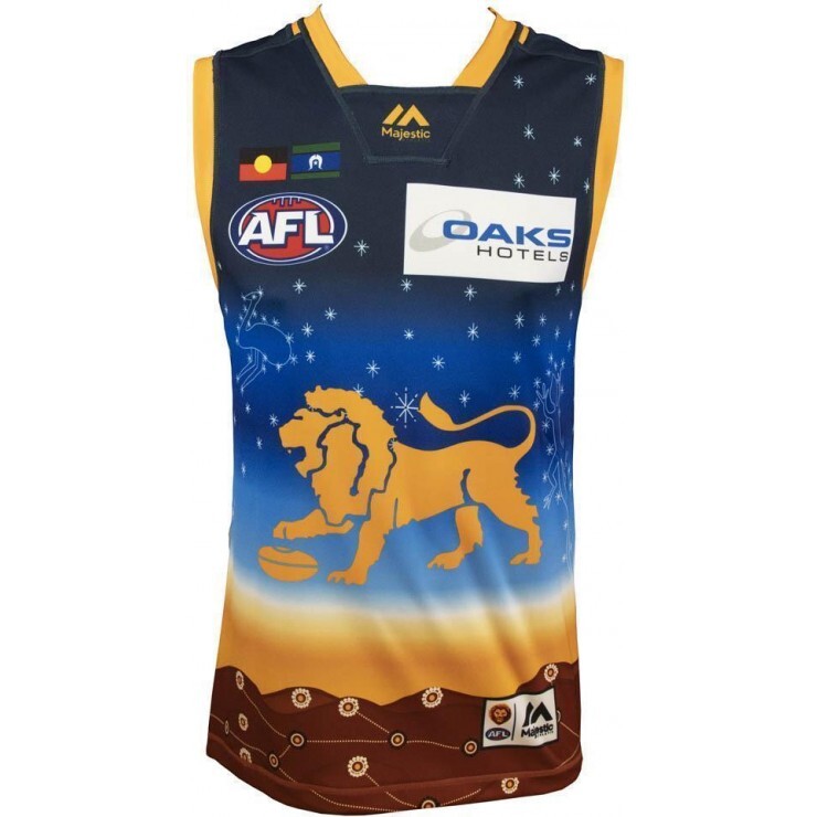 brisbane lions kids jersey