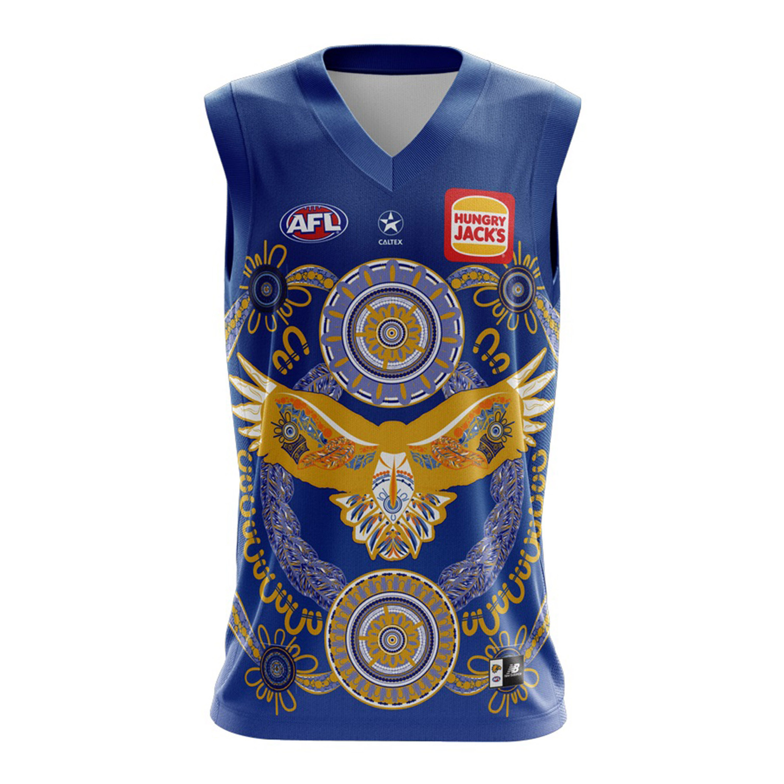 West Coast Eagles Mens Indigenous Guernsey