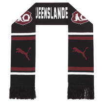QRL SOO PUMA Queenslander Heritage Scarf | Black/ Maroon
