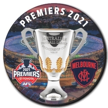  Melbourne Demons AFL 2021 Premiers Badge 