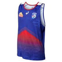 Western Bulldogs Asics Mens Training Singlet