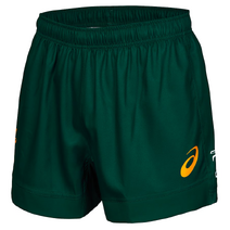 Wallabies ASICS Mens Home Shorts | Green