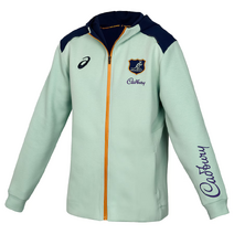 Wallabies ASICS Mens Training Hoodie | Mint