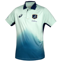 Wallabies ASICS Mens Training Polo | MInt/ Teal
