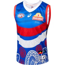 Western Bulldogs Asics Mens Indigenous Guernsey