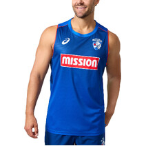 2025 Western Bulldogs ASICS Mens Training Singlet