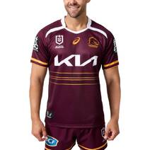 Brisbane Broncos 2025 Asics Mens Home Jersey | Maroon