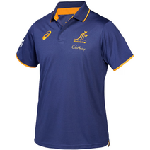 Wallabies 2025 Asics Mens Media Polo