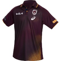 Brisbane Broncos 2026 NRL ASICS Mens Training Polo | Maroon
