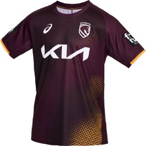 Brisbane Broncos 2026 NRL ASICS Mens Training Tee | Maroon