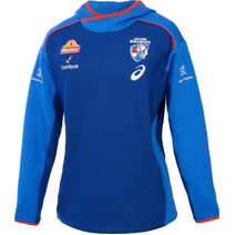 Western Bulldogs AFL 2025 Asics Adults Training Hoodie - Deep Marine