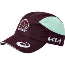 Brisbane Broncos 2025 NRL ASICS Adults Training Cap OSFM