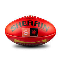 Sherrin KB Red AFLW Game Ball