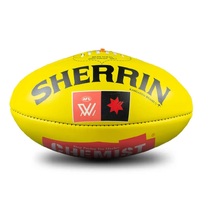Sherrin Official AFLW Game Ball - Yellow
