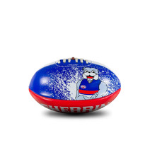 Western Bulldogs AFL Sherrin PVC Soft Mascot Ball | 20CM