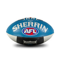 Port Adelaide Power Sherrin All Surface Ball 1st 18 | Size 3