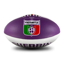 Fremantle Dockers  AFL SHERRIN Club Leather | Size 5