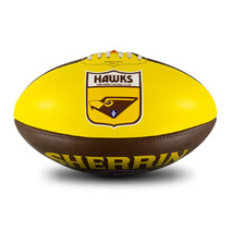 Hawthorn Hawks  AFL SHERRIN Club Leather | Size 5