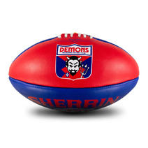 Melbourne Demons  AFL SHERRIN Club Leather | Size 5