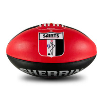 St Kilda Saints  AFL SHERRIN Club Leather | Size 5