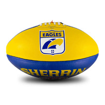 West Coast Eagles  AFL SHERRIN Club Leather | Size 5