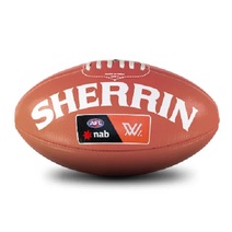 AFLW Sherrin Training Ball - Coral - Size 4