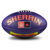 Sherrin AFLW Replica Training Ball Size 4 - Purple