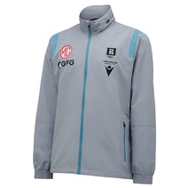 Port Adelaide Power AFL Macron Mens Travel Shower Jacket