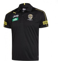Richmond Tigers PUMA Mens Polo | Black 2