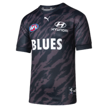 Carlton Blues PUMA AFL Mens Warm Up Top | Navy