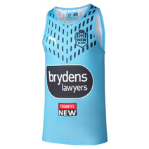 NSW Blues SOO NRL PUMA Mens Players Training Singlet | Bel Air Blue