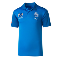 North Melbourne Kangaroos Puma Mens Media Polo | Blue